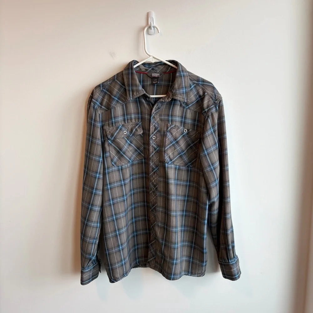 Outdoor Research Men's Plaid Button-Up Shirt Size Large - Picture 4 of 12